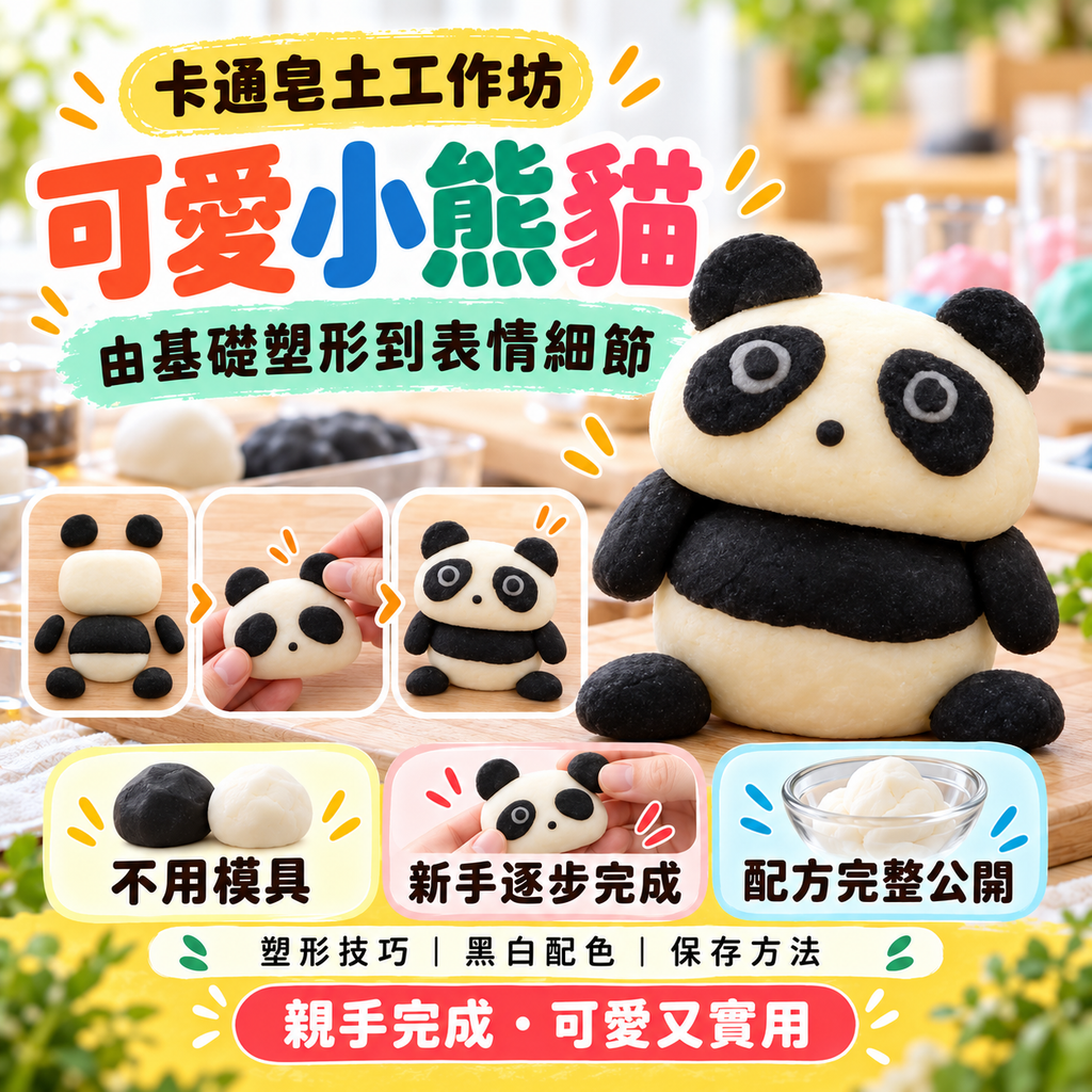 五色冷製手工皂土工作坊 – 卡通篇【261128】