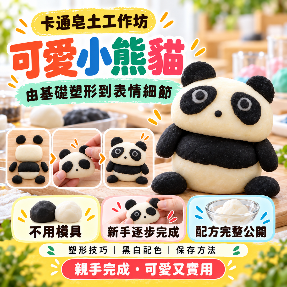 五色冷製手工皂土工作坊 – 卡通篇【261128】