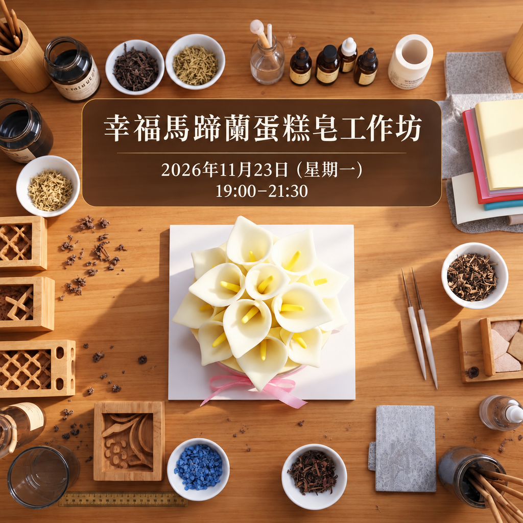 幸福馬蹄蘭蛋糕皂工作坊【261123】