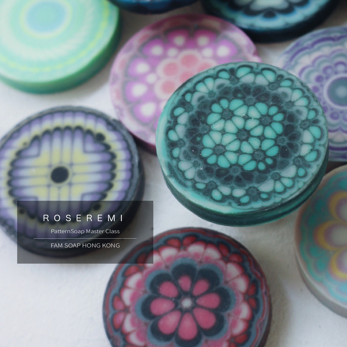ROSEREMI PATTERN SOAP萬花筒花磚皂導師證書課程 【241115】