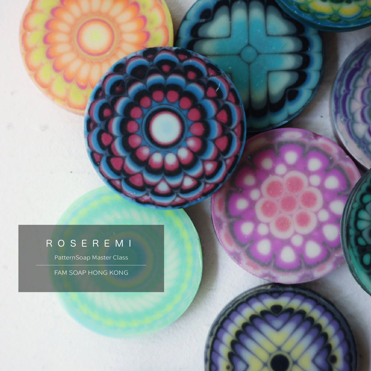 ROSEREMI PATTERN SOAP萬花筒花磚皂導師證書課程 【241115】